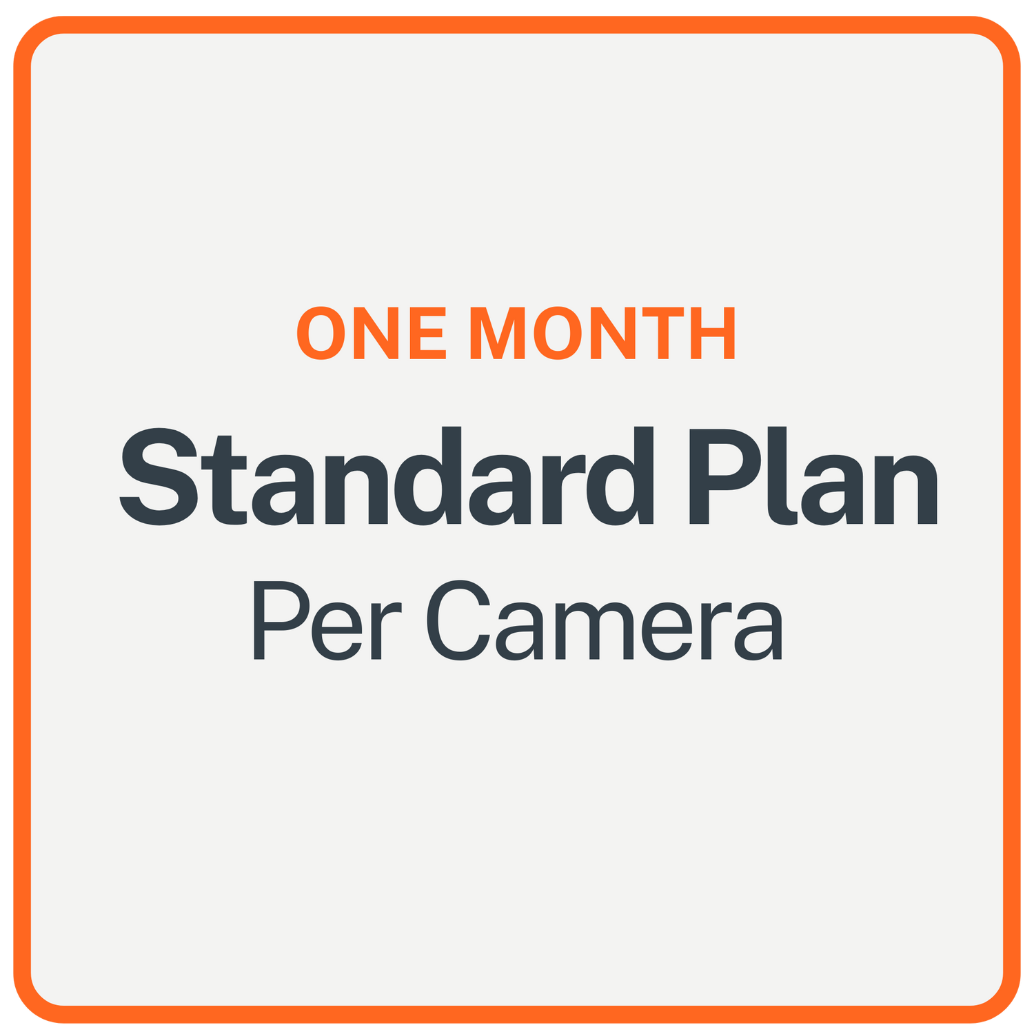 Standard Plan - 1 Month Free (100% off)