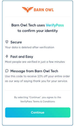 Step 1: Start Verification