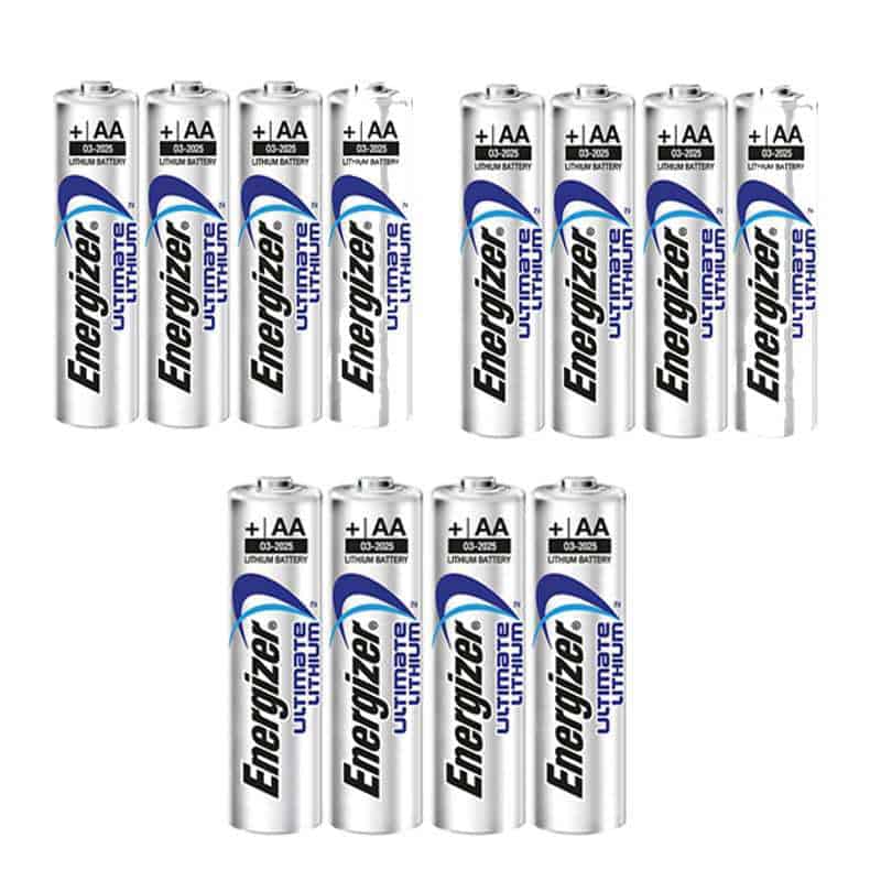 AA Lithium Batteries, 12-pack
