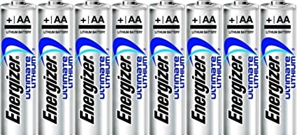 AA Lithium Batteries, 8-pack