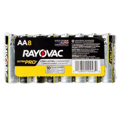 AA Alkaline Batteries, 16-pack