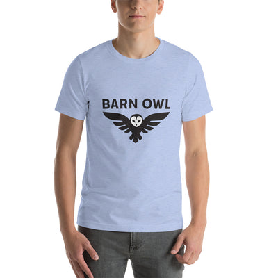 Barn Owl Unisex T-Shirt - Black Logo